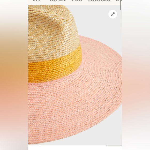 Wyeth Pink Gold Natural Bondi Hat Tuckernuck Anthropologie - Picture 3 of 7